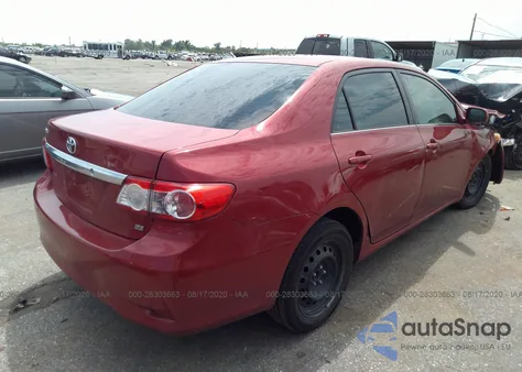 2013 Toyota Corolla Le z USA, uszkodzony, nr VIN 5YFBU4EE9DP158759
